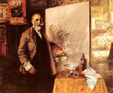 ウィリアム・メリット・チェイス Painting - 自画像 ウィリアム・メリット・チェイス